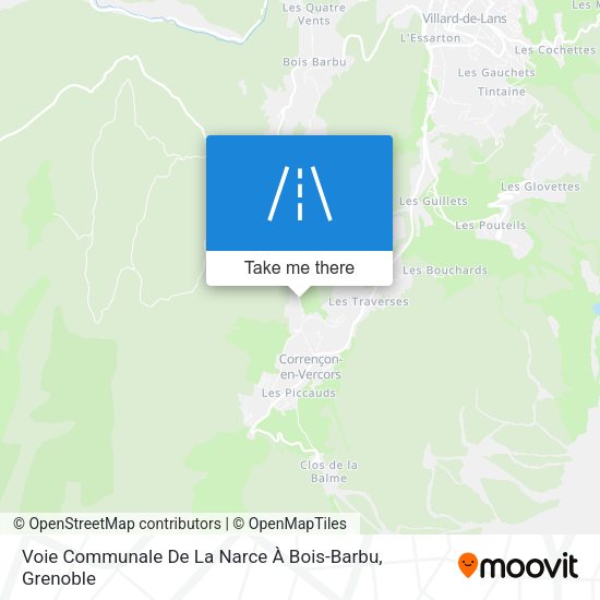 Voie Communale De La Narce À Bois-Barbu map