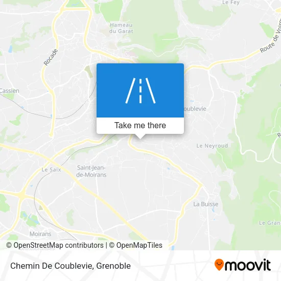 Chemin De Coublevie map