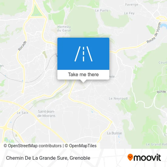 Chemin De La Grande Sure map
