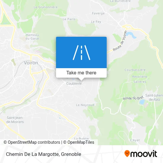 Chemin De La Margotte map