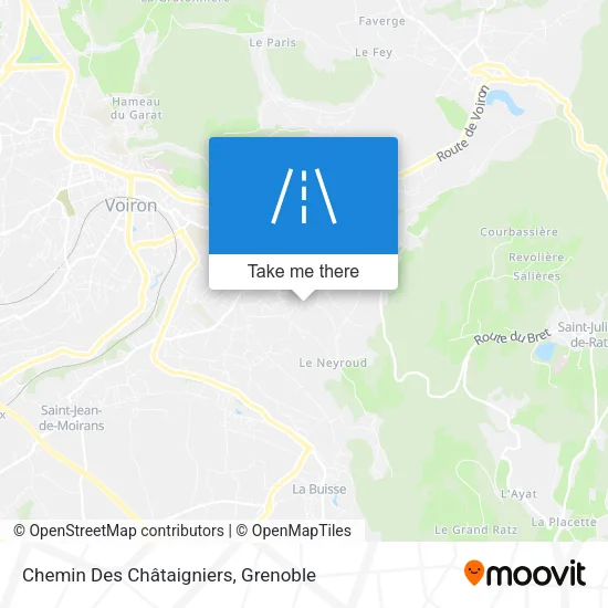 Chemin Des Châtaigniers map