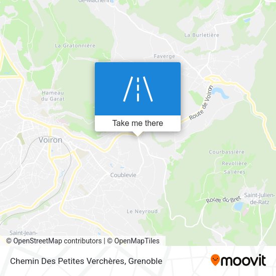 Chemin Des Petites Verchères map