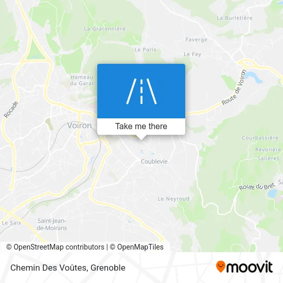 Chemin Des Voûtes map