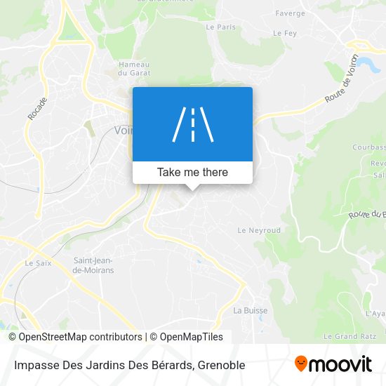 Impasse Des Jardins Des Bérards map