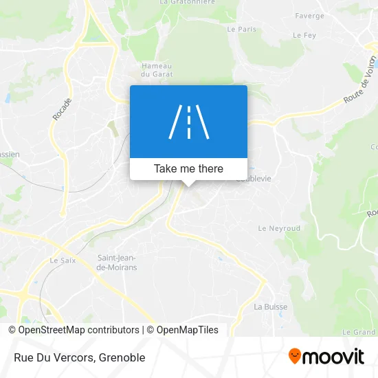 Rue Du Vercors map