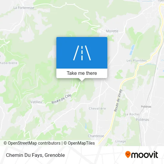 Chemin Du Fays map