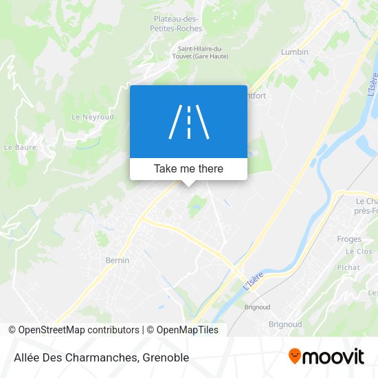 Allée Des Charmanches map