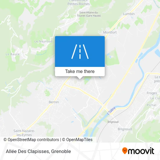 Allée Des Clapisses map