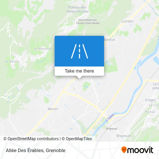 Allée Des Érables map