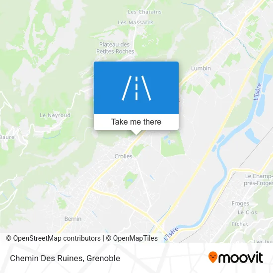 Chemin Des Ruines map