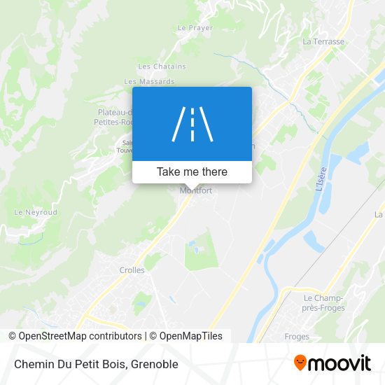 Chemin Du Petit Bois map