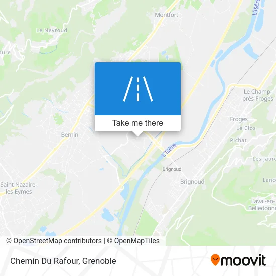 Chemin Du Rafour map