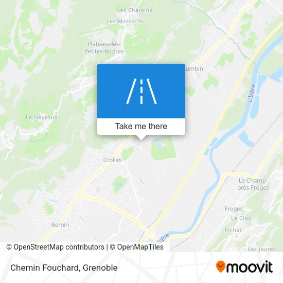 Chemin Fouchard map