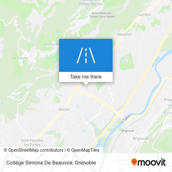 Collège Simone De Beauvoir map