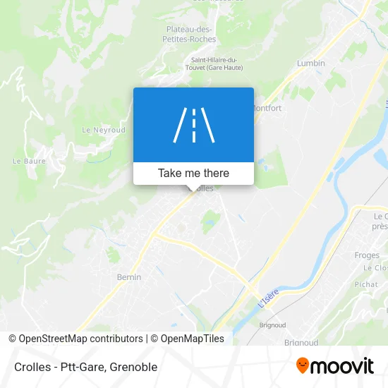 Crolles - Ptt-Gare map