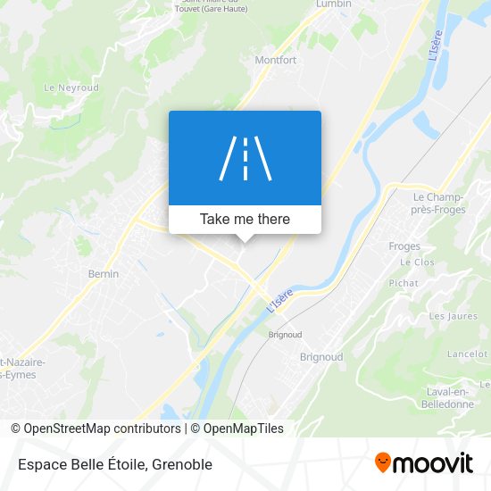 Espace Belle Étoile map