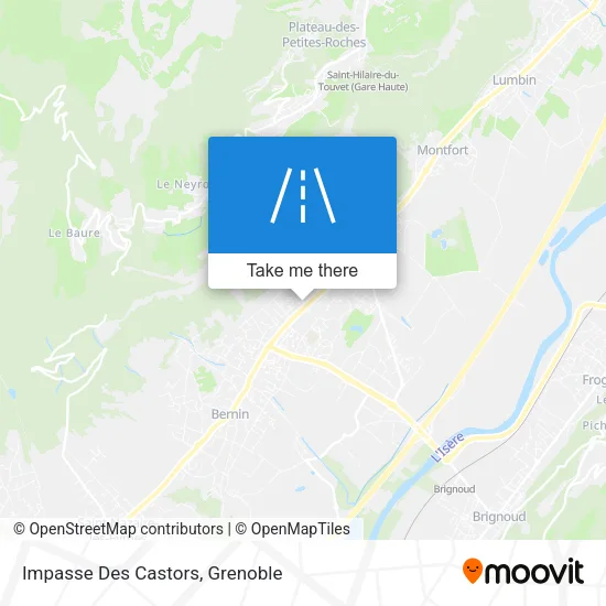 Impasse Des Castors map