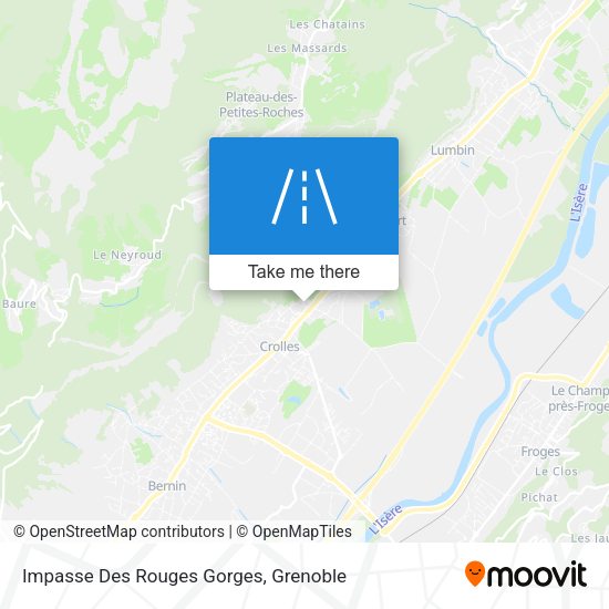 Impasse Des Rouges Gorges map