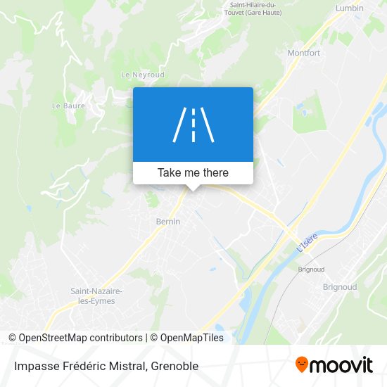 Impasse Frédéric Mistral map
