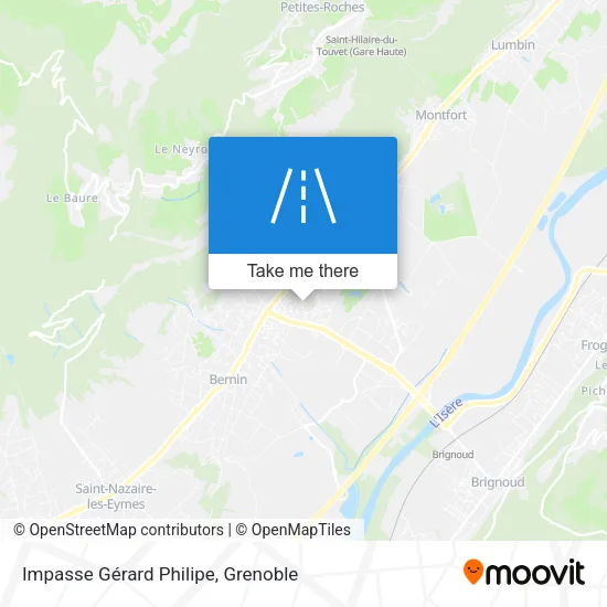 Impasse Gérard Philipe map