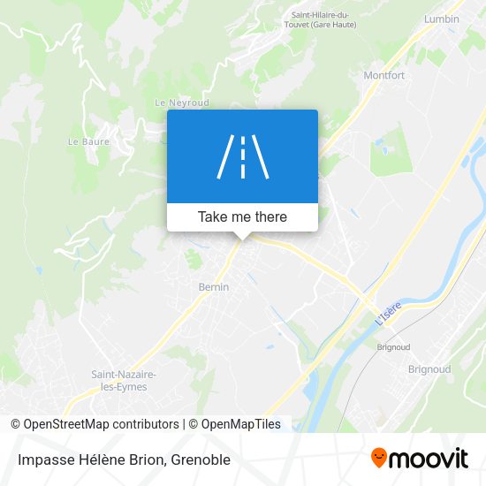 Impasse Hélène Brion map