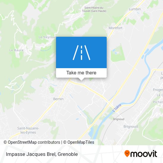 Impasse Jacques Brel map