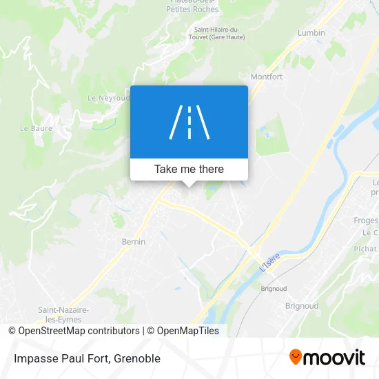 Impasse Paul Fort map