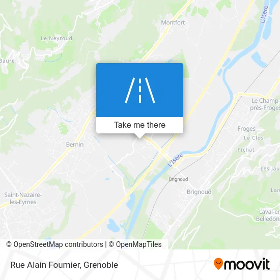 Rue Alain Fournier map