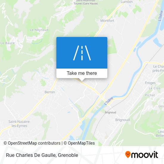 Rue Charles De Gaulle map