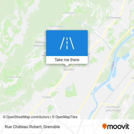 Rue Château Robert map