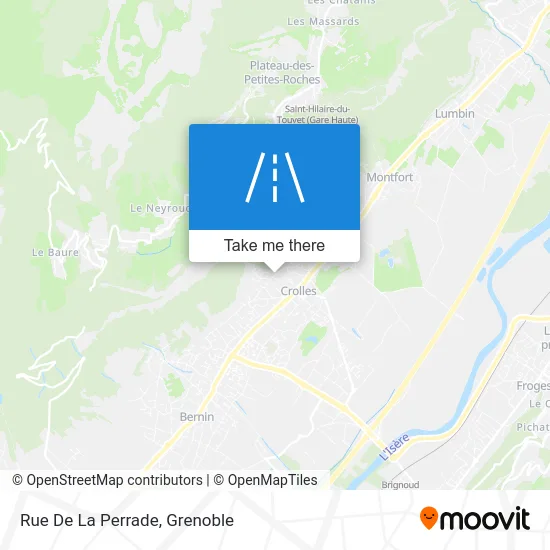 Rue De La Perrade map