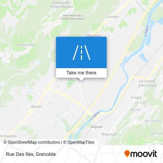 Rue Des Iles map