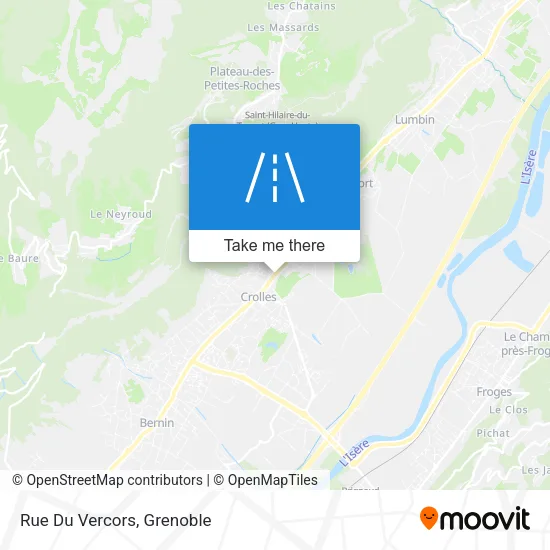 Rue Du Vercors map