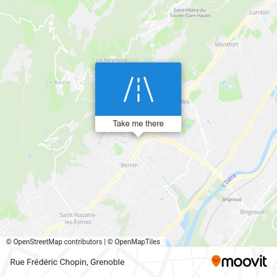 Rue Frédéric Chopin map