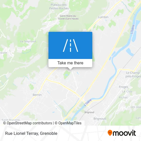 Rue Lionel Terray map