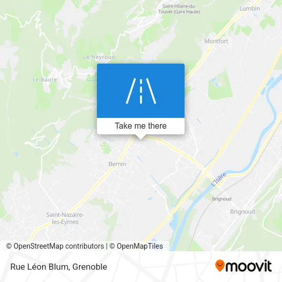 Rue Léon Blum map