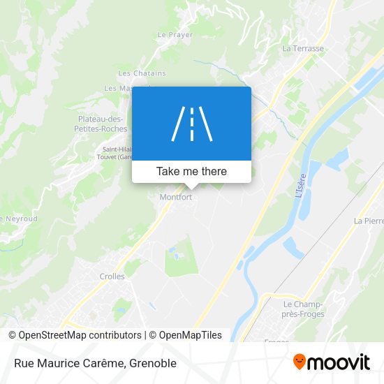 Rue Maurice Carême map