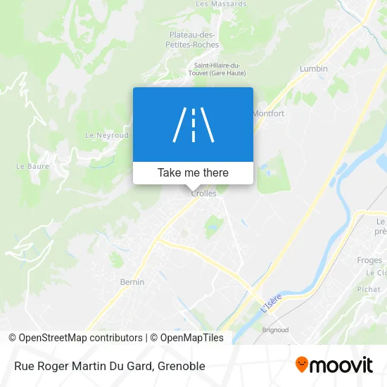 Rue Roger Martin Du Gard map