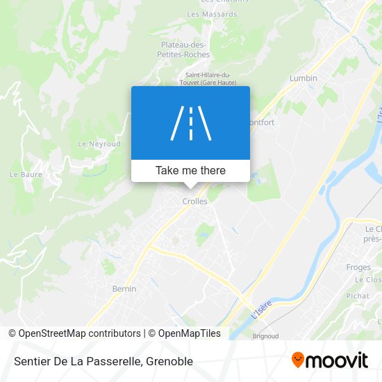 Sentier De La Passerelle map