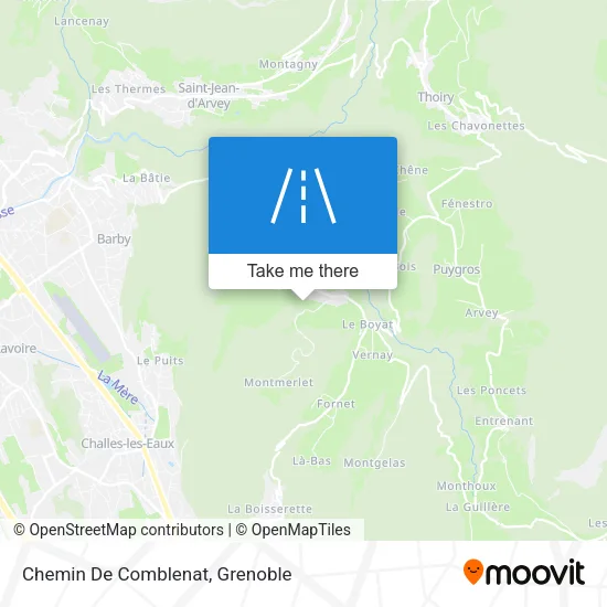 Chemin De Comblenat map