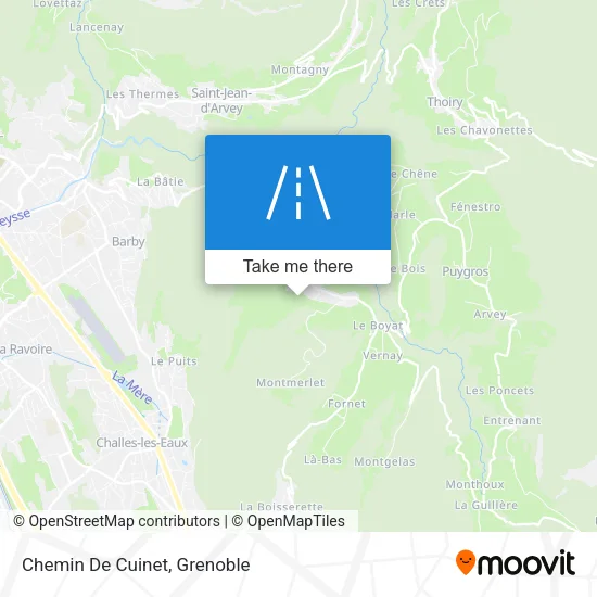 Chemin De Cuinet map