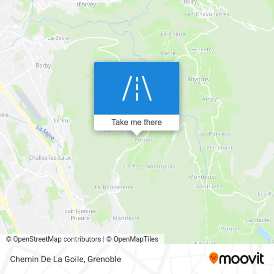 Chemin De La Goile map