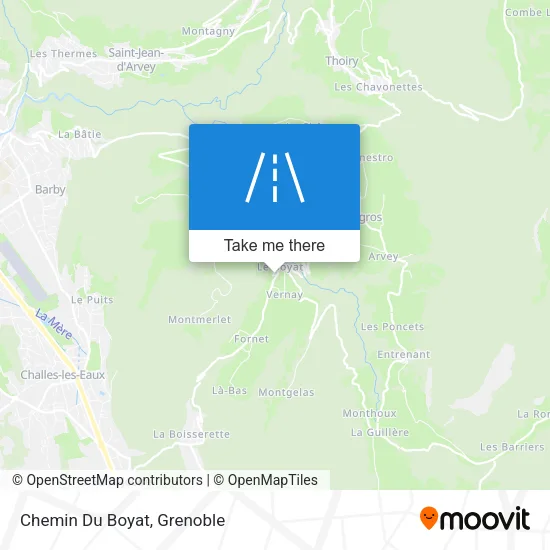 Chemin Du Boyat map
