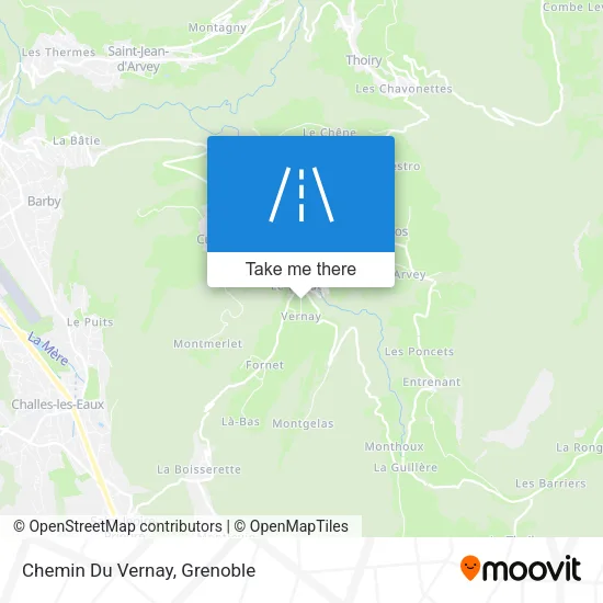 Chemin Du Vernay map
