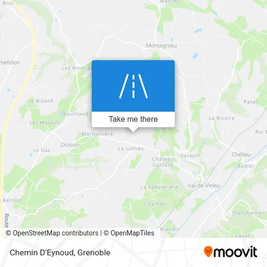 Chemin D'Eynoud map