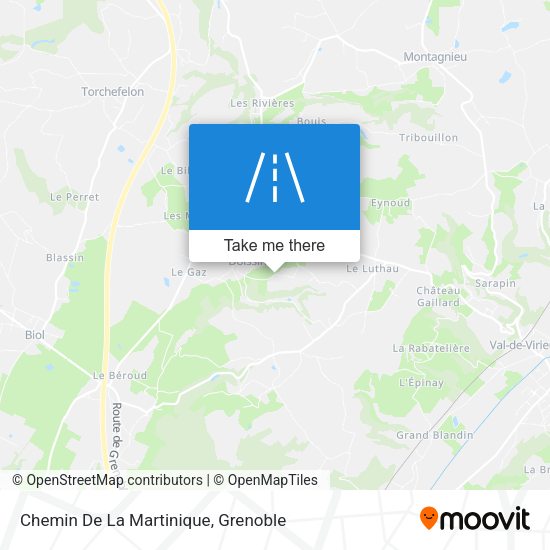 Chemin De La Martinique map