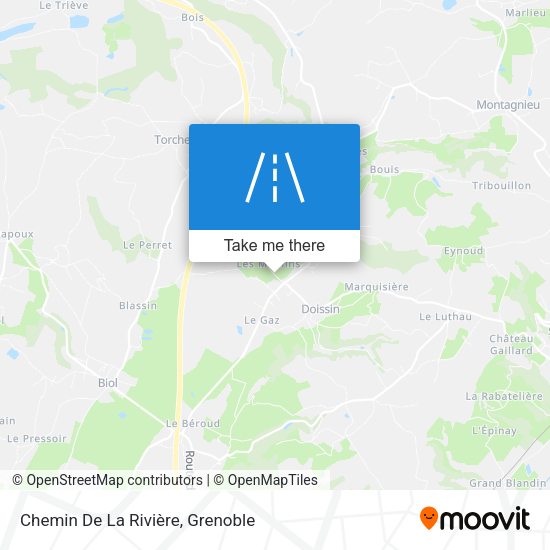 Chemin De La Rivière map