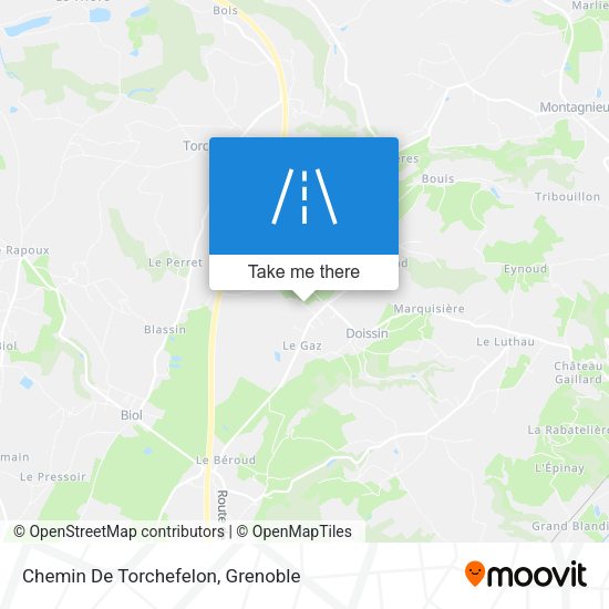 Chemin De Torchefelon map