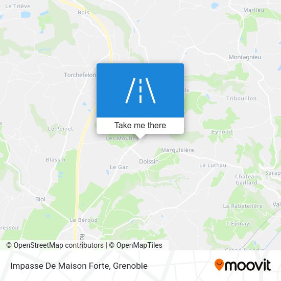 Impasse De Maison Forte map