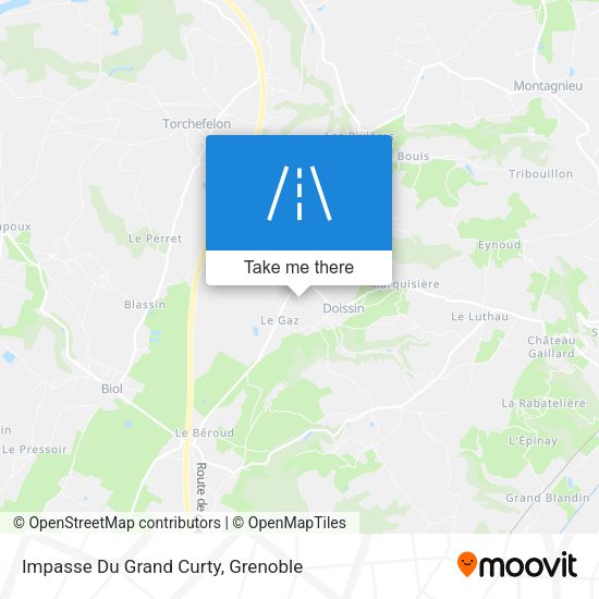 Impasse Du Grand Curty map